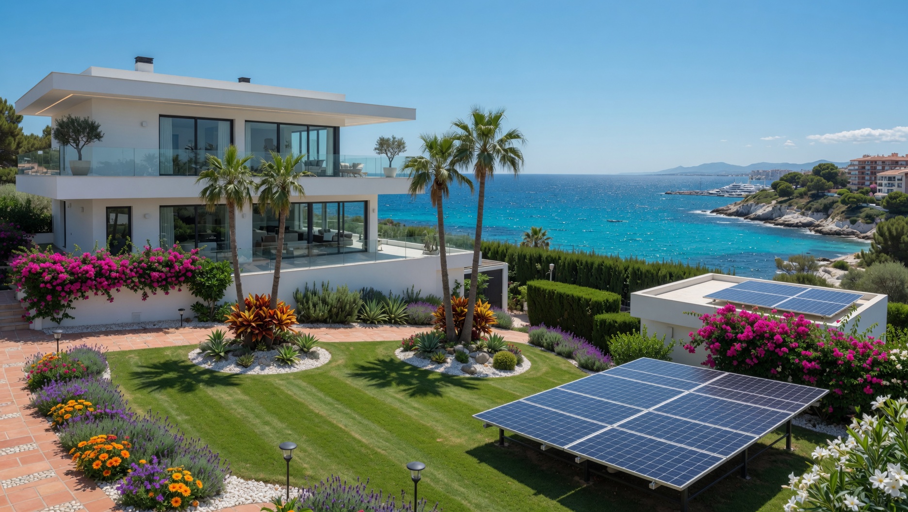 Zonnepanelen Villa Costa Blanca Spanje met Moments Estates 